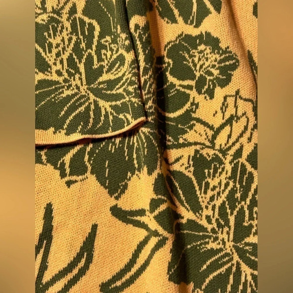 Soft Surroundings Desert Rose Peach Dreams Open Front Floral Cardigan Size M - Picture 2 of 8